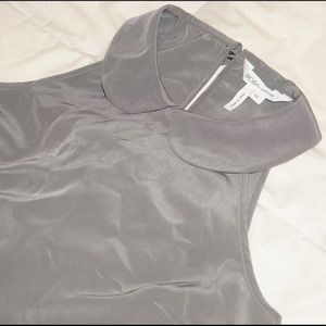 SILK BCBG COLLARED DRESS